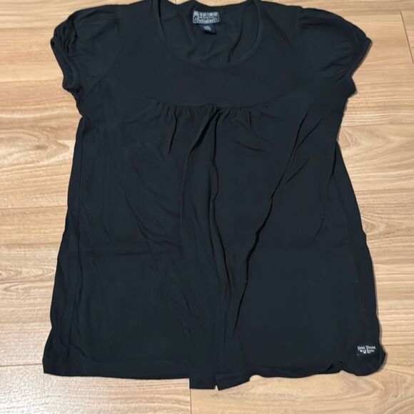 Vintage Polo Jeans Company Black Short Sleeved Top Size Small - Picture 1 of 7